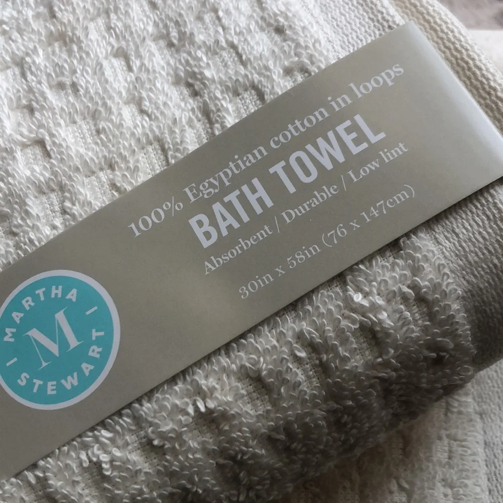 Martha Stewart Egyptian Bath Towels set/2